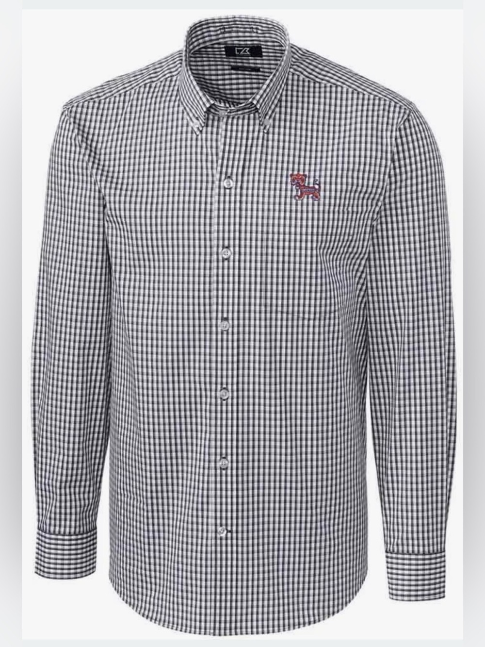 CUTTER AND BUCK CLEMSON TIGERS BIG AND TALL DRESS SHIRT